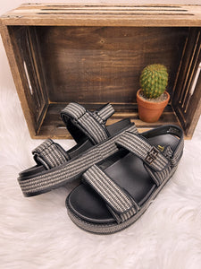 Corky's Go For It Sandals-Black