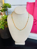 Multi Color Seed Bead Necklace