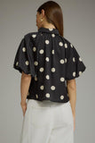 Darla Black & White Polka Dot Top