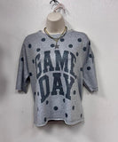 Gameday Print Short Sleeve Tee