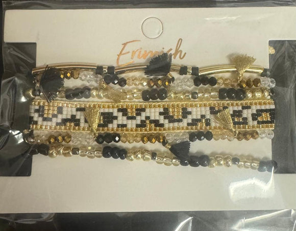 Tonka Beaded Five Bracelets