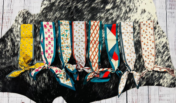 Floral Patterned Twilly's