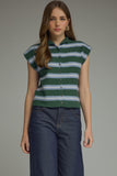 Shaylee Stripe Cap Sleeve Top
