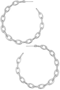 Gretchen Chain Link Hoops