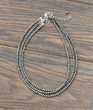 Geneva 3 Strand Navajo Pearl Necklace