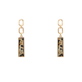 Ainsley Stone, Paper Clip Link, Post Dangle Earring