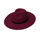 Fedora Hat w/Leather Belt
