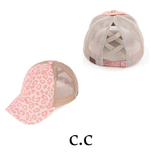 Leopard CC Cap-Pink