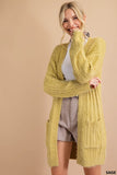 Chasity Soft Cozy Cardigan-Sage