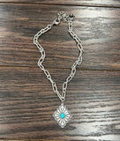 Mila Concho Turquoise Necklace