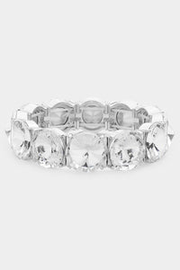 Ally Rhinestone Bracelet-Clear