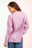 Bella Loose Fit Shirt-Lavender