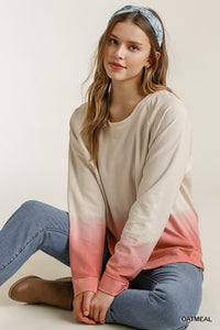 Megan French Terry Dip Dye Sweatshirt