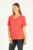 Taylor Oversized V-Neck-Bittersweet