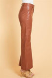 Ester Pleather Straight Leg Pants