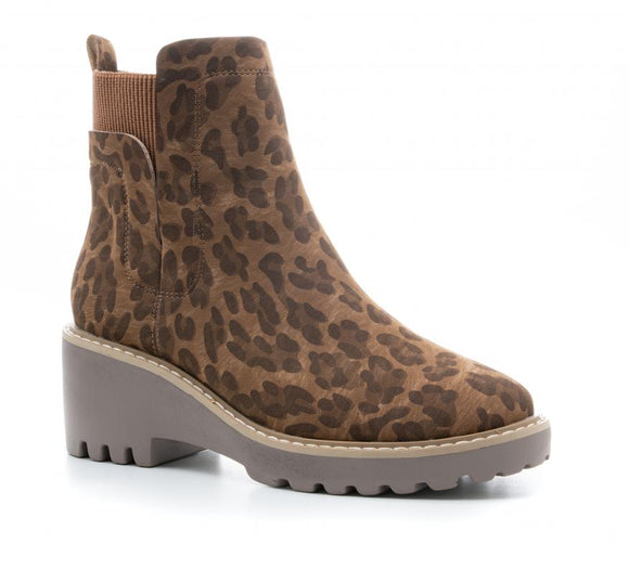 Corkys Basic Brown Leopard  Booties