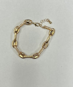 Bina Gold Link Bracelet