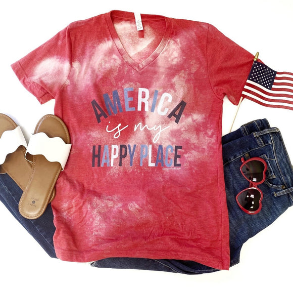 America Is My Happy Place Tee