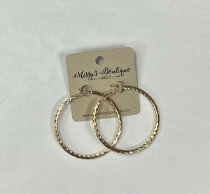 Ruth Gold Hoops