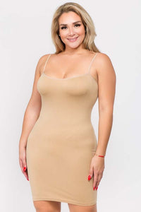 Long Cami Slip-Curvy-Stone