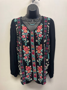 Linsey Embroidered Top