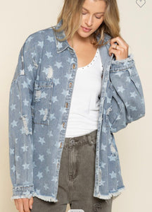 Frankie Star Denim Shacket