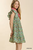 Ash Floral Print Dress