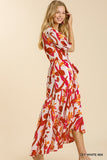 Camila Floral Print Wrap Dress