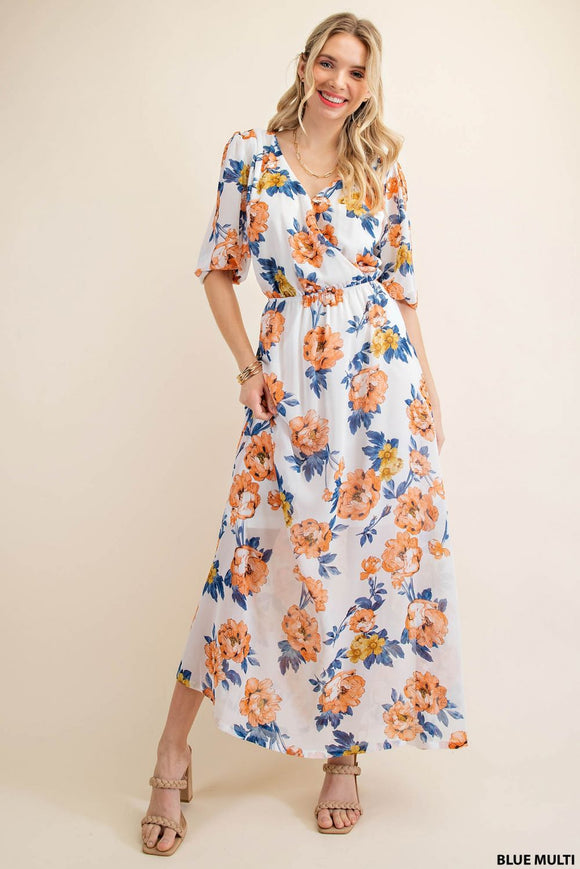 Jayce Floral Print Maxi Dress