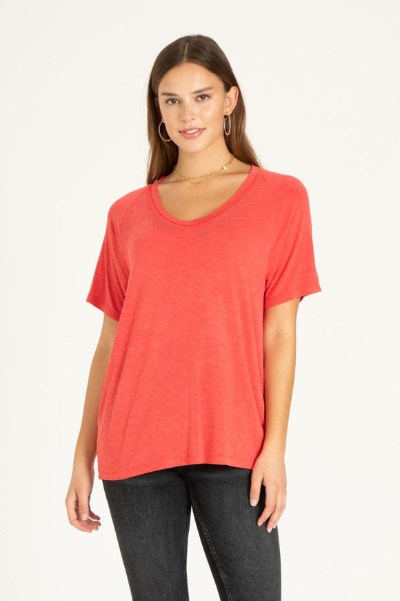 Taylor Oversized V-Neck-Bittersweet