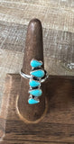 Turquoise Teardrop Adjustable Ring