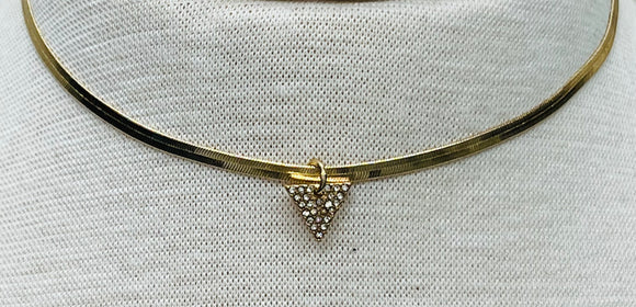Savi Triangle Gold Necklace