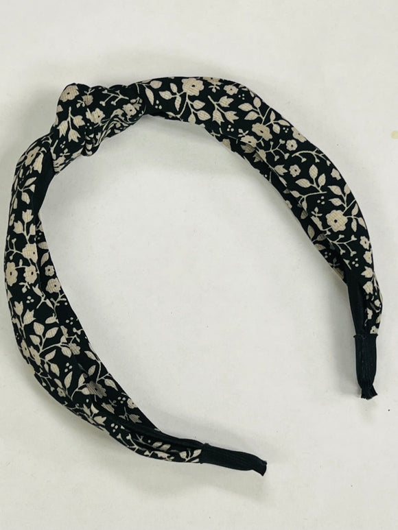 Gracen Knotted Headband-Animal print