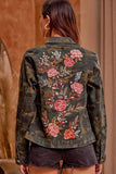 Cameron Camo Embroidered Jacket