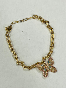 Averie Butterfly Chain Bracelet