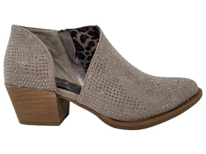 Very G Diva Booties-Taupe