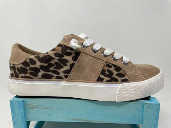 Tristin Leopard/Taupe Sneaker